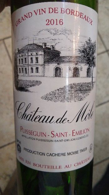 2016 Château de Mole Kosher, France, Bordeaux, Libournais, Puisseguin ...
