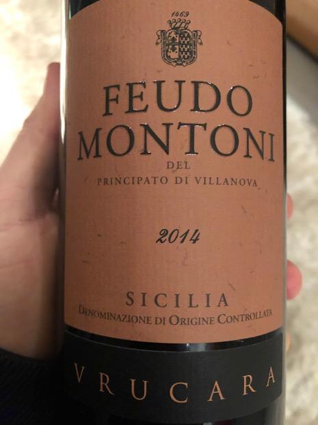 2014 Feudo Montoni Nero d'Avola Sicilia Vrucara (Selezione Speciale ...