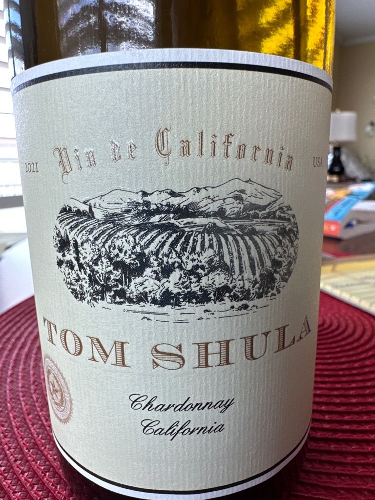 2020 Tom Shula Chardonnay - CellarTracker