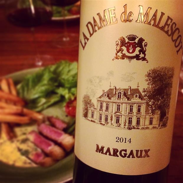 【翌日発送可能】 Château 2014 Malescot Malescot de Dame La Exupéry St. ワイン