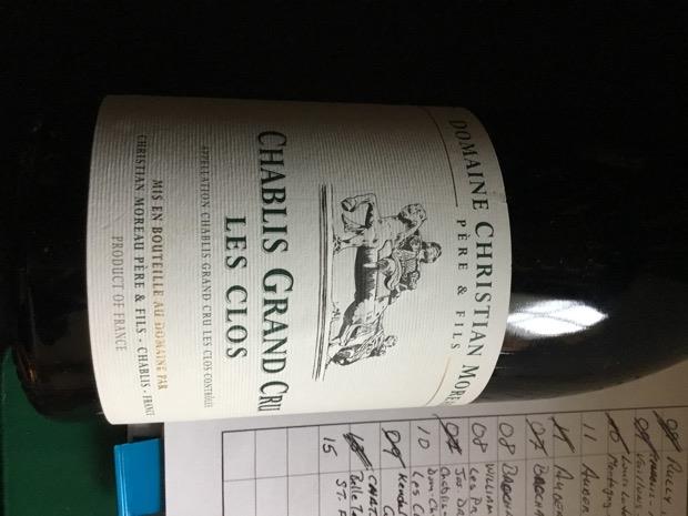 2007 Domaine Christian Moreau Père et Fils Chablis Grand Cru Les