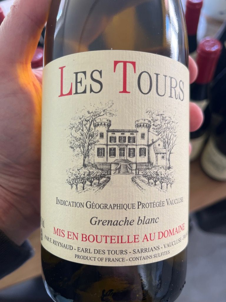 2015 Château des Tours Vaucluse Les Tours Blanc - CellarTracker