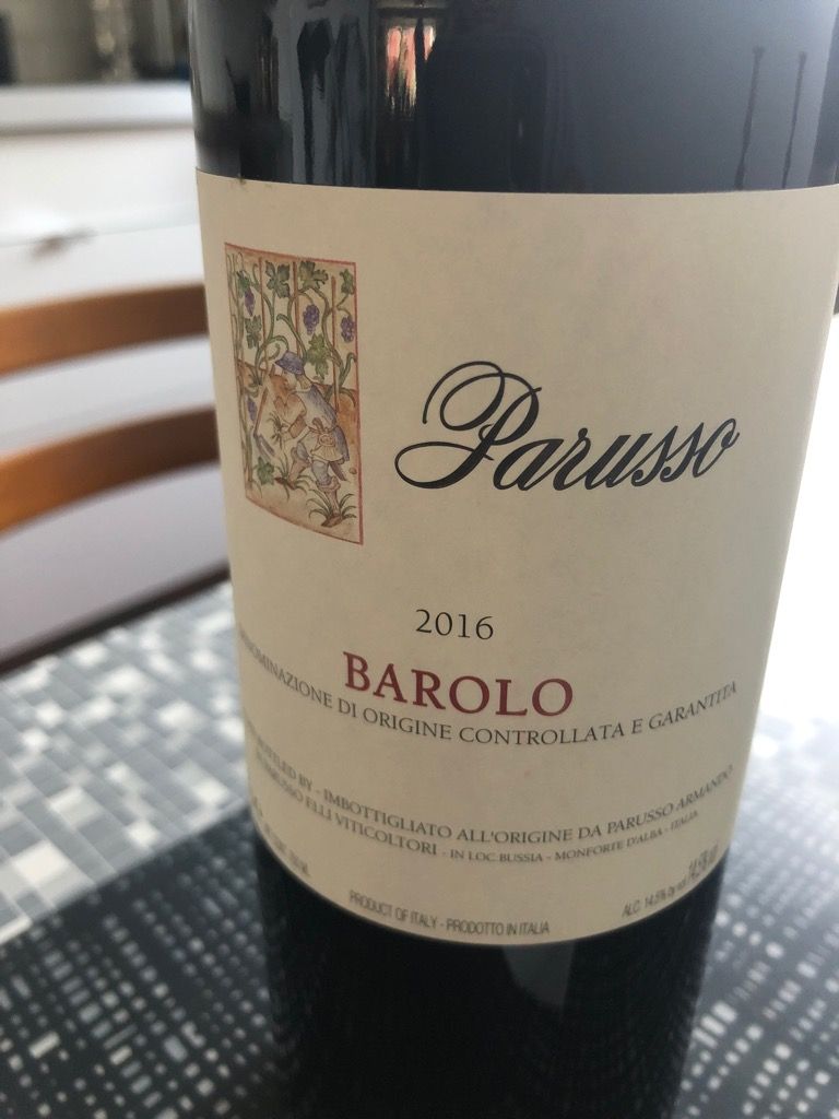 2016 Parusso Barolo - CellarTracker