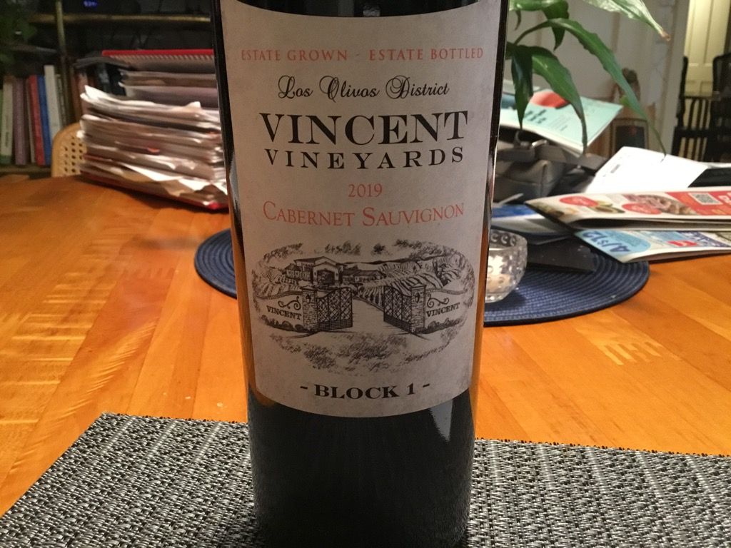 2019 Vincent Vineyards Sauvignon Block 8, USA, California