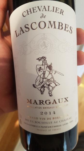 2014 Château Lascombes Chevalier de Lascombes - CellarTracker