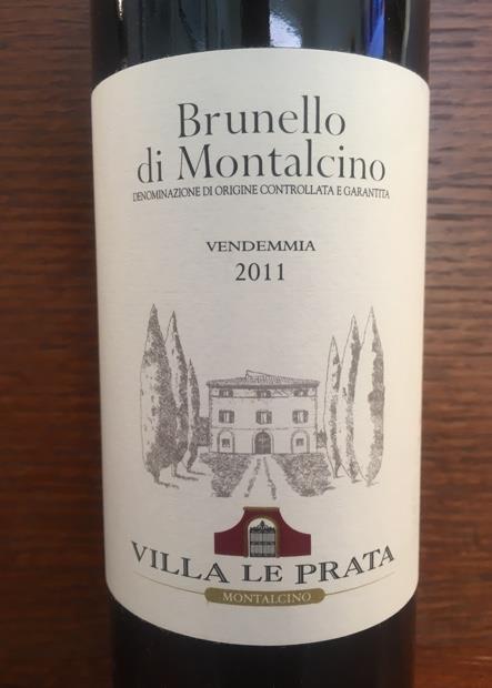 2011 Villa Le Prata Brunello di Montalcino, Italy, Tuscany, Montalcino ...