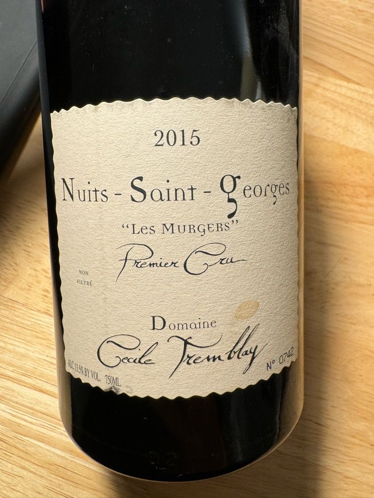2013 Cecile Tremblay Nuits-Saint-Georges 1er Cru Les Murgers