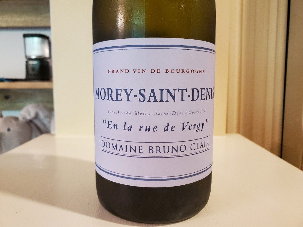 2014 Domaine Bruno Clair Morey St. Denis En la Rue de Vergy Blanc