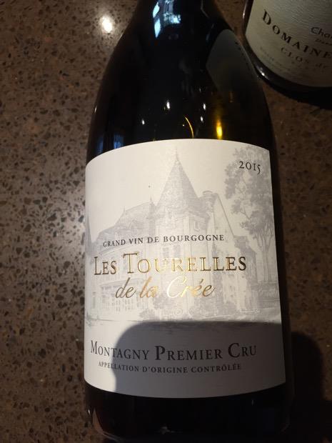 2015 Château De La Crée Montagny 1er Cru Les Tourelles, France ...