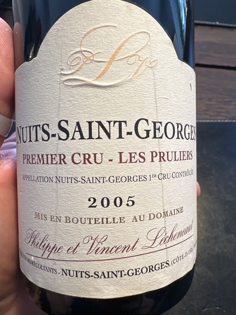 2005 Fernand Lécheneaut et Fils (Philippe et Vincent) Nuits-Saint