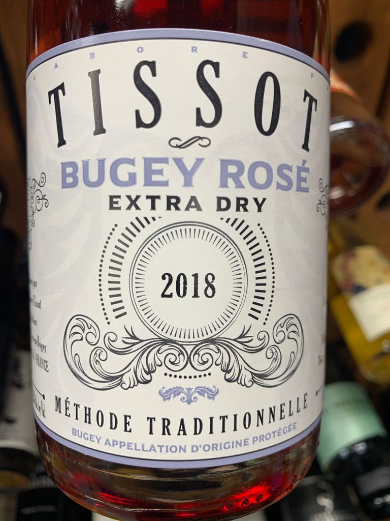 2018 Domaine Thierry Tissot Bugey M thode Traditionelle Ros