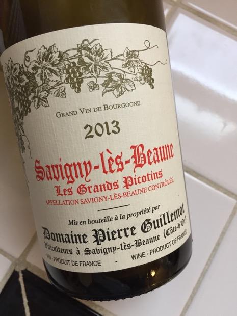 Guillemot savigny les beaune les Grand picotins glass 750ml (761503313287)