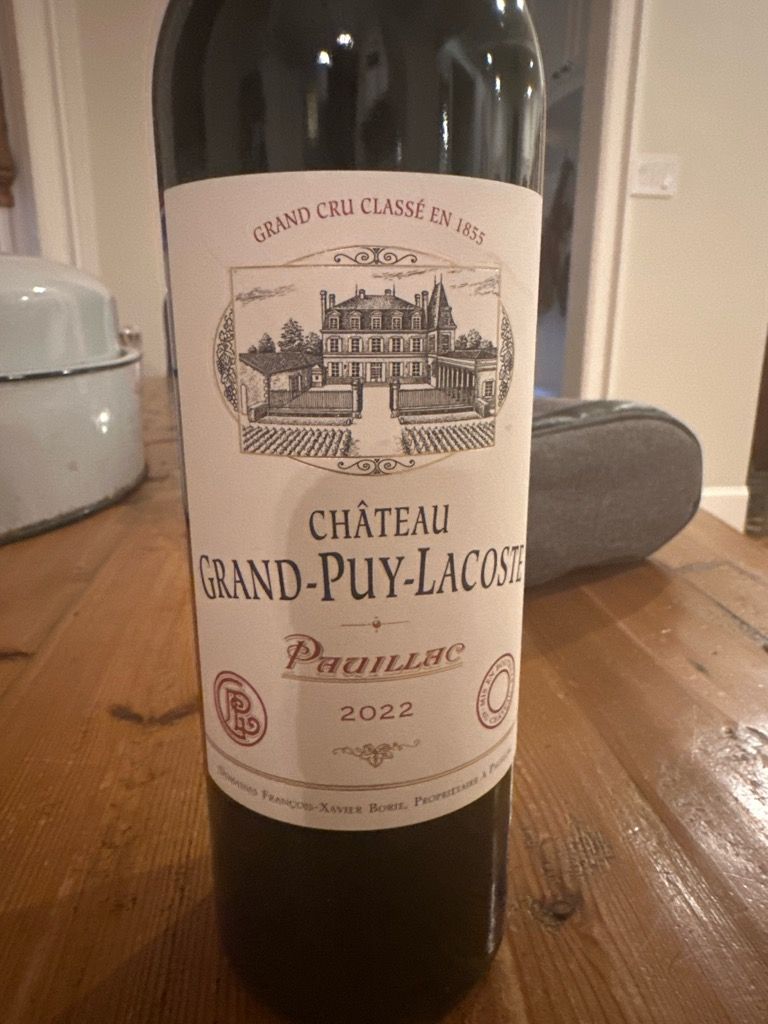 2022 Château Grand-Puy-Lacoste - CellarTracker