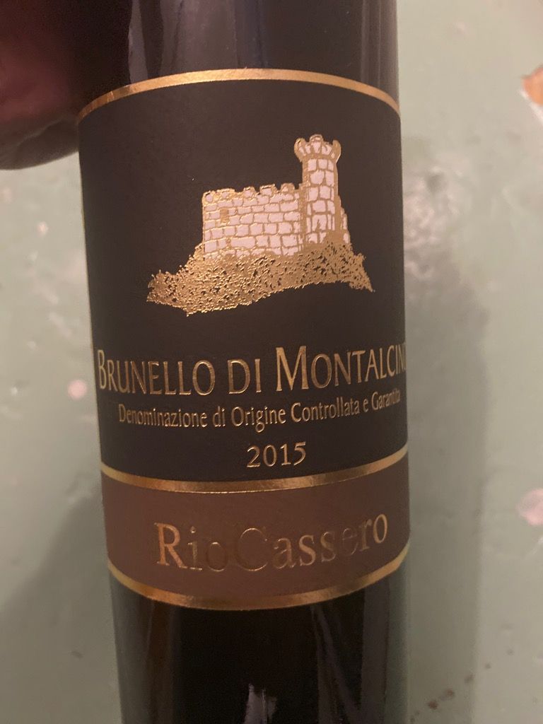 2015 Tenuta Caparzo Brunello di Montalcino Rio Cassero, Italy, Tuscany ...