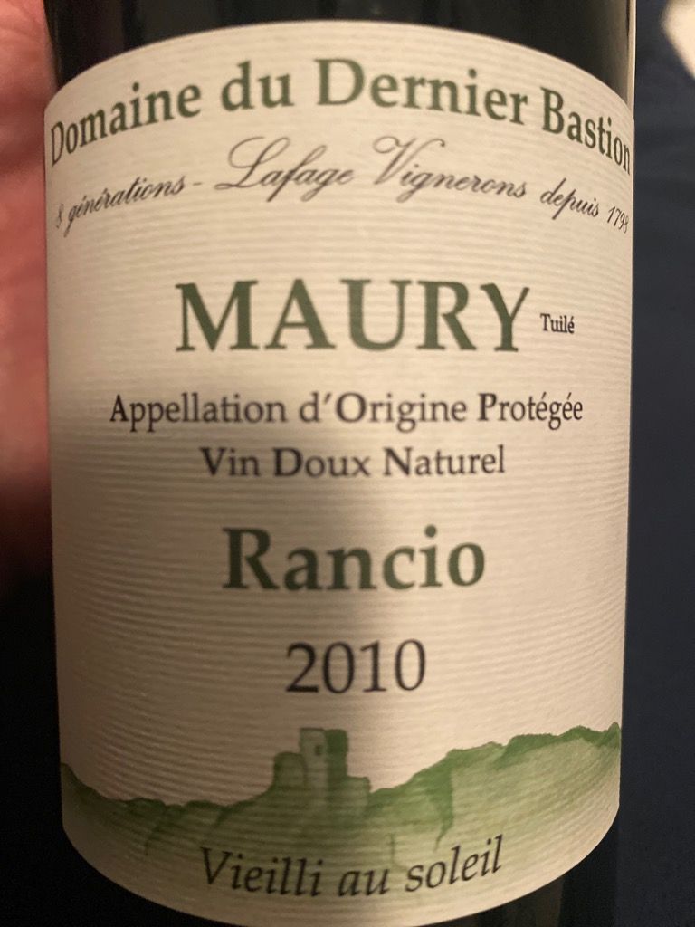 Domaine Du Dernier Bastion Maury Rancio France Languedoc Roussillon Roussillon Maury