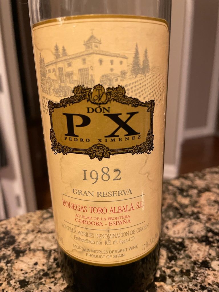 1982 Bodegas Toro Albalá Don PX Gran Reserva - CellarTracker
