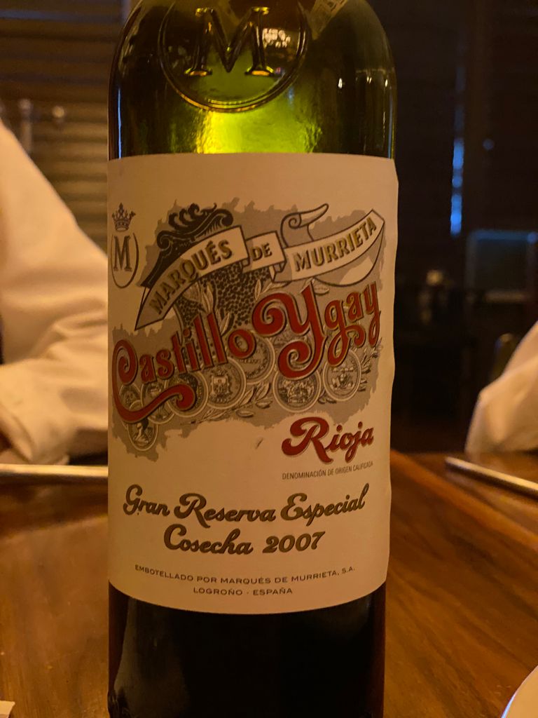 ワイン Castillo Ygay Gran Reserva Especial 2007 2007 Marques de Murrieta Castillo Ygay Gran Reserva Especial