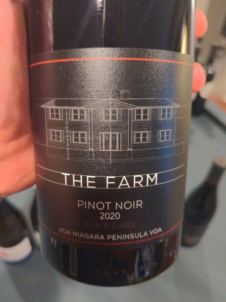 2021 The Farm Pinot Noir Black Label, Canada, Ontario, Niagara Peninsula, Niagara Peninsula VQA
