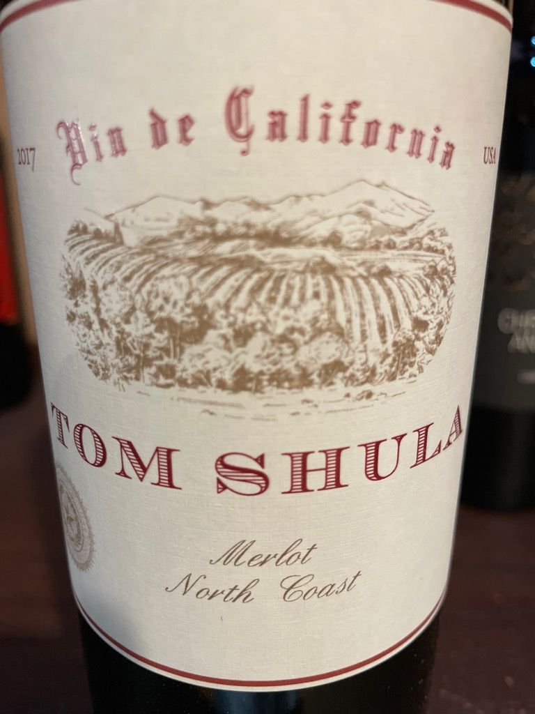 2020 Tom Shula Merlot - CellarTracker