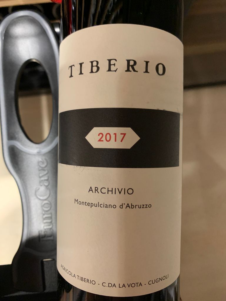 2018 Tiberio Montepulciano d Abruzzo Archivio CellarTracker