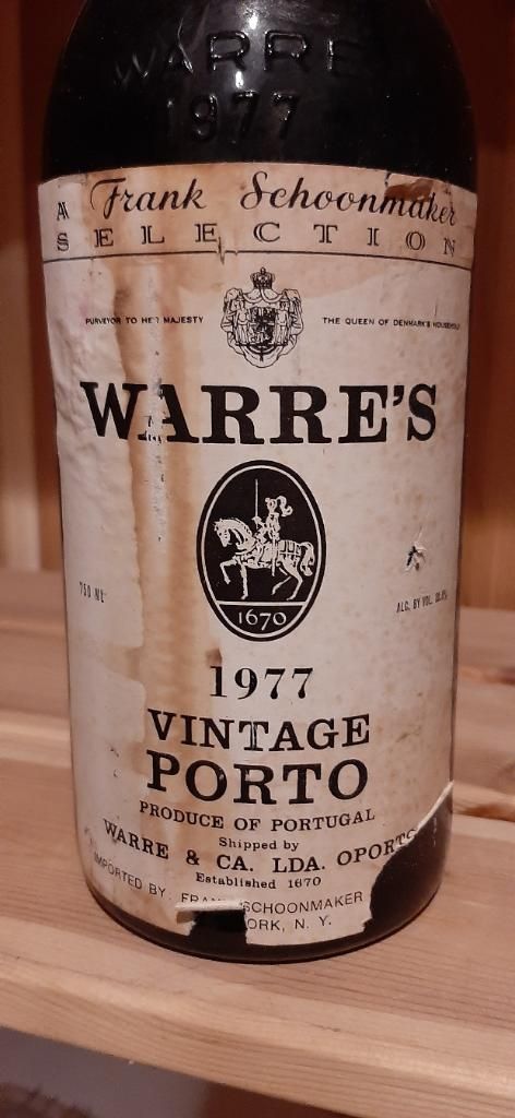 1977 Warre's Vintage Port – Wine Consigners Inc.