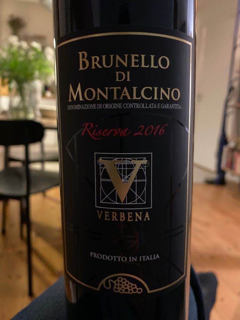2017 Verbena Brunello di Montalcino Riserva, Italy, Tuscany, Montalcino ...