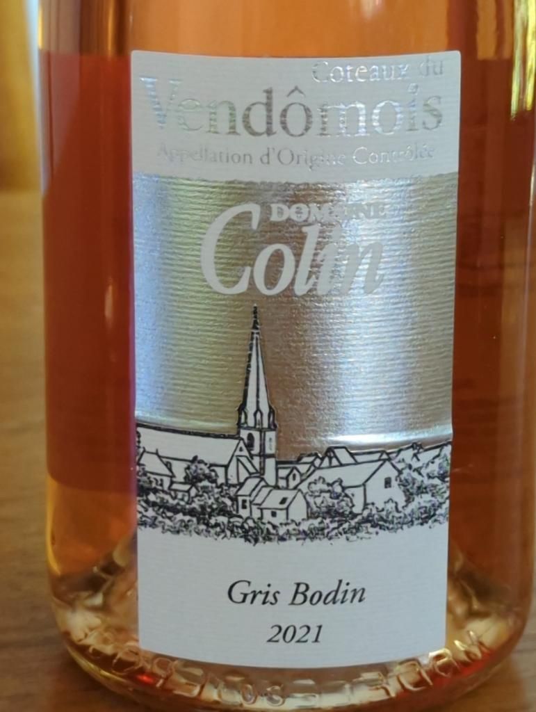 2021 Patrice Colin Coteaux du Vendômois Gris Bodin, France, Loire