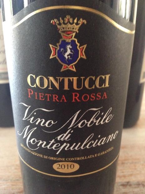 2010 Contucci Vino Nobile di Montepulciano Pietra Rossa, Italy, Tuscany ...