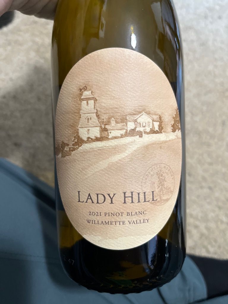 2022 Lady Hill Pinot Blanc Winkler Vineyard, USA, Oregon, Willamette