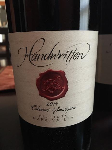 2014 Handwritten Cabernet Sauvignon Calistoga - CellarTracker