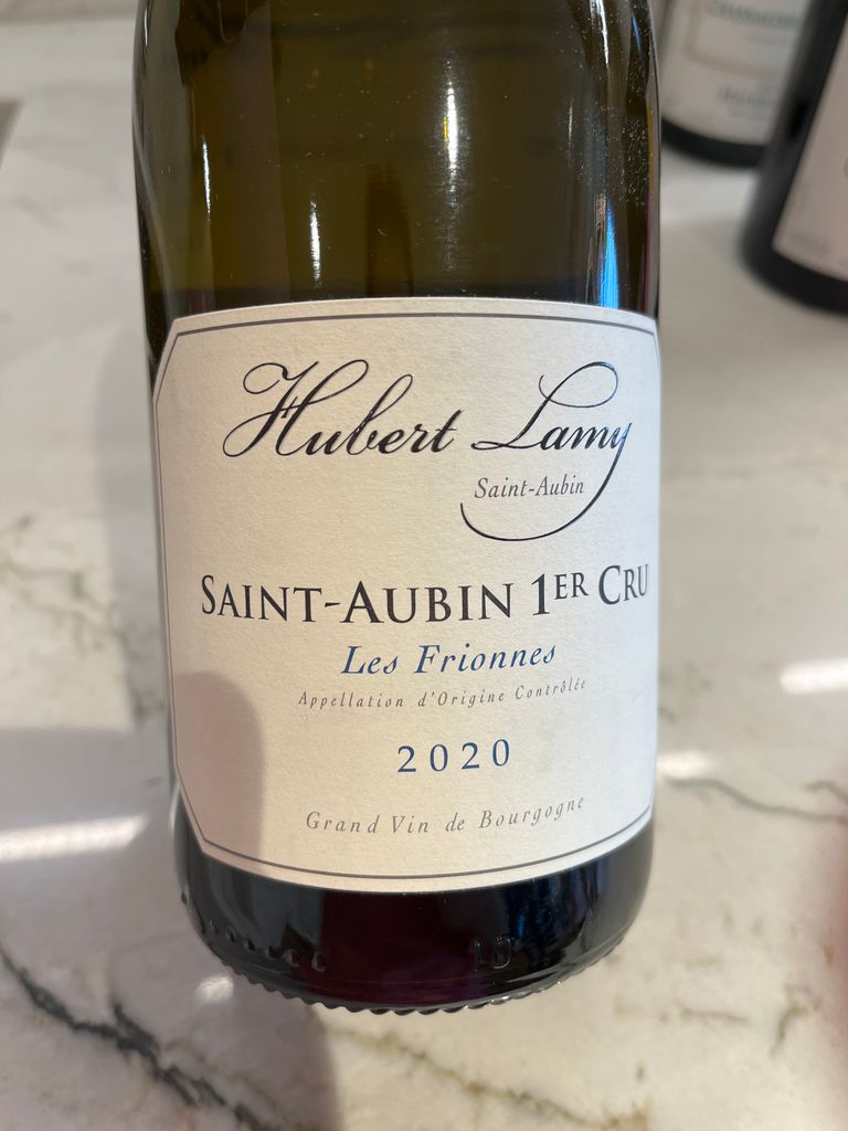 2020 Hubert Lamy Saint-Aubin 1er Cru Les Frionnes Blanc