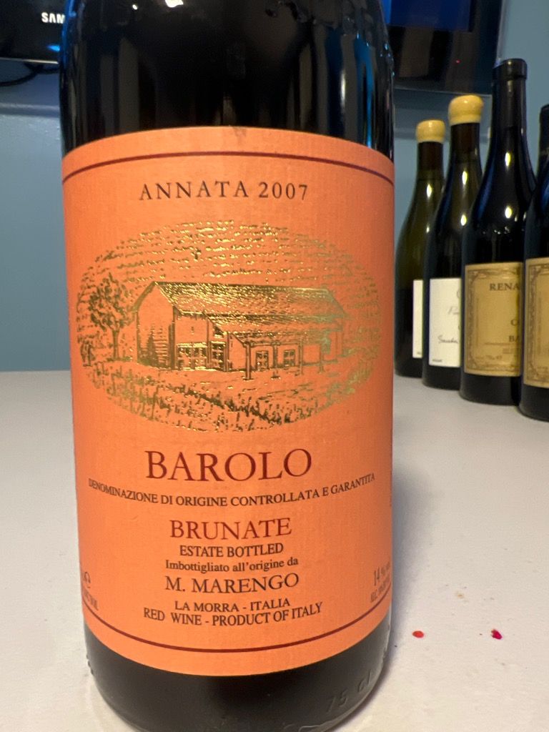 2007 M. Marengo Barolo Brunate CellarTracker