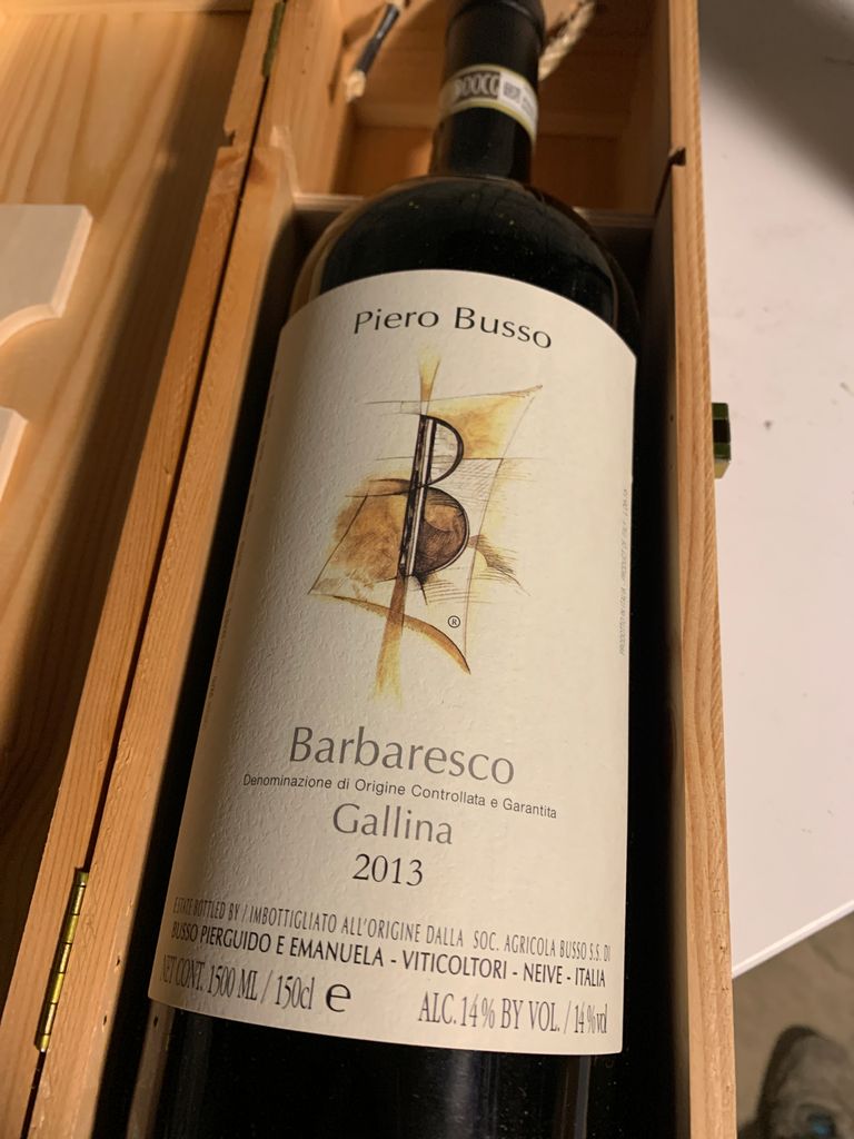 2013 Piero Busso Barbaresco Gallina, Italy, Piedmont, Langhe ...