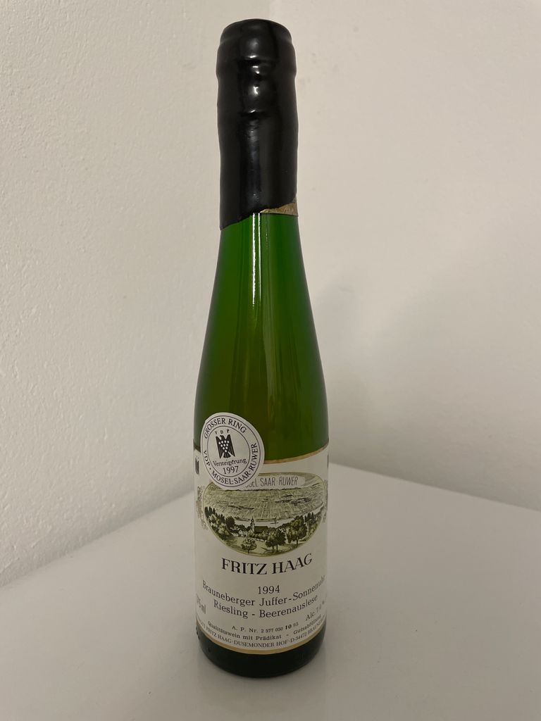 1994 Fritz Haag Brauneberger JufferSonnenuhr Riesling beerenauslese