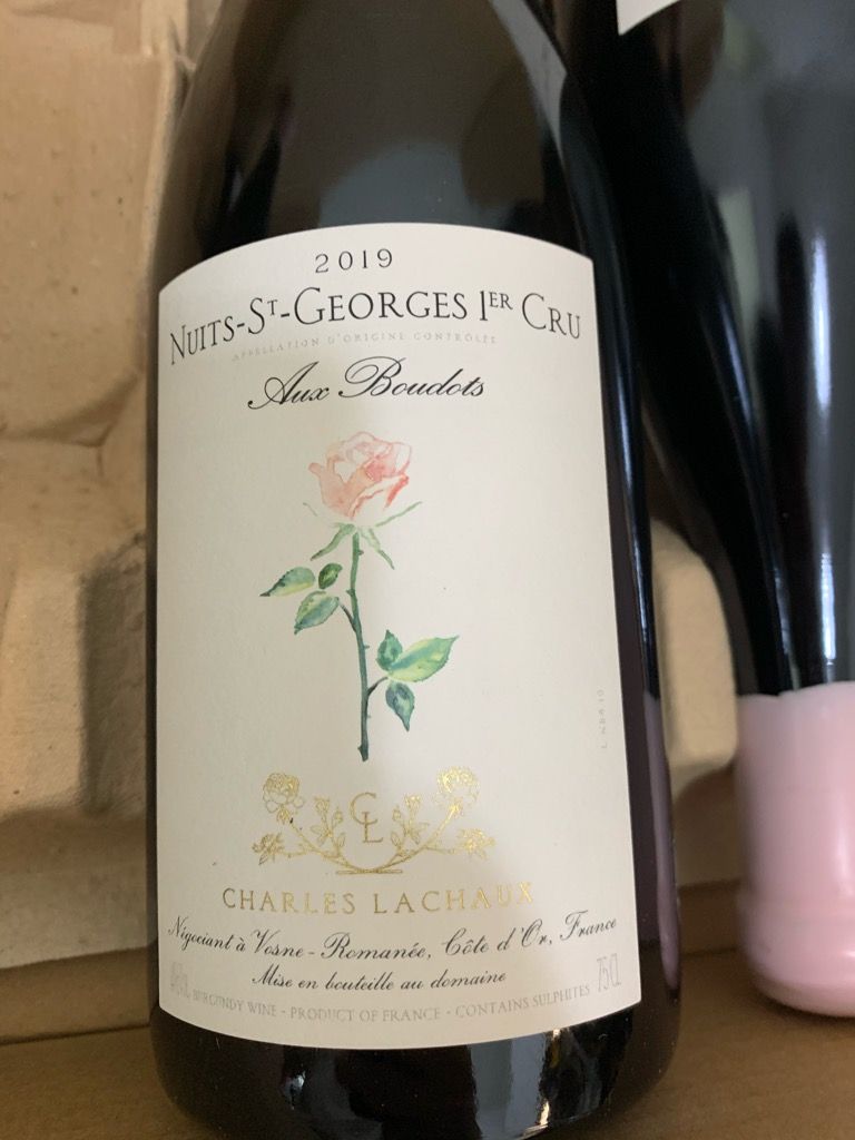 2019 Charles Lachaux Nuits St. Georges 1er Cru Aux Boudots