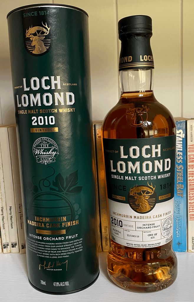 2010 Loch Lomond Inchmurrin Madeira Cask Finish Single Malt Scotch