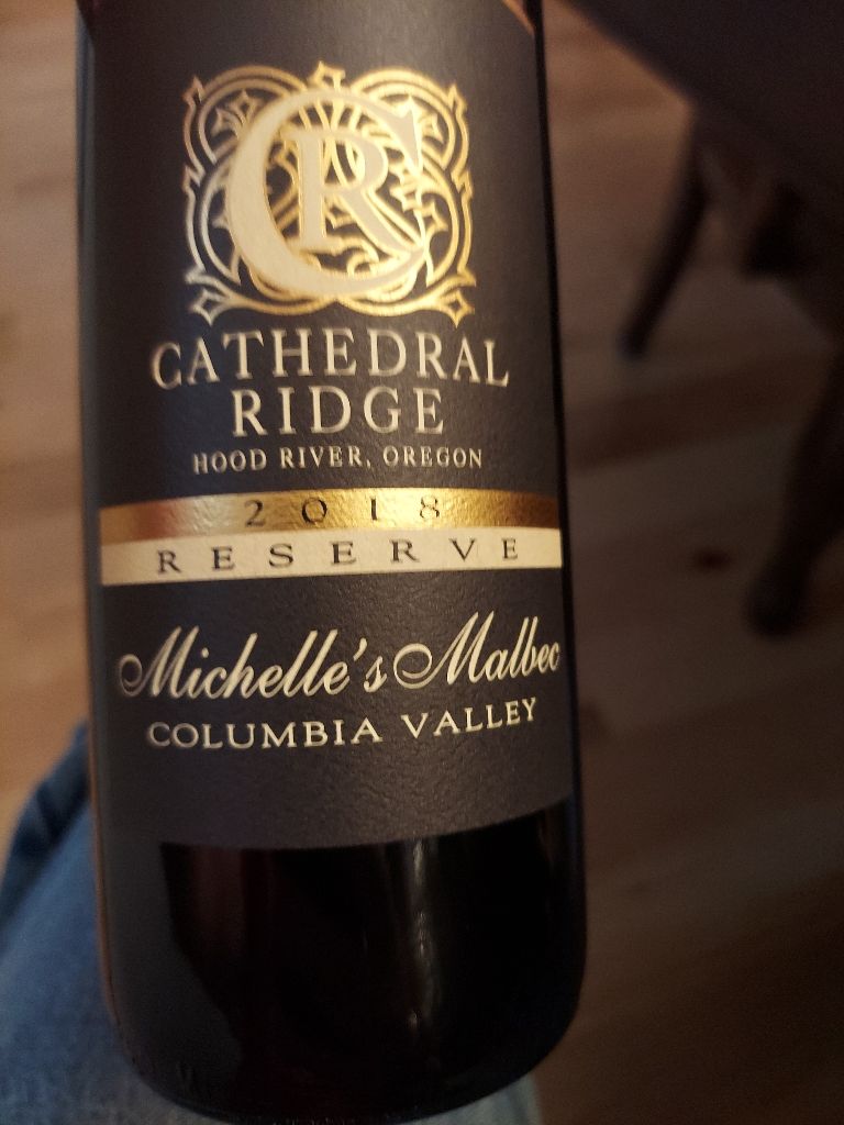 2018 Cathedral Ridge Malbec Reserve, USA, Oregon, Columbia Valley ...
