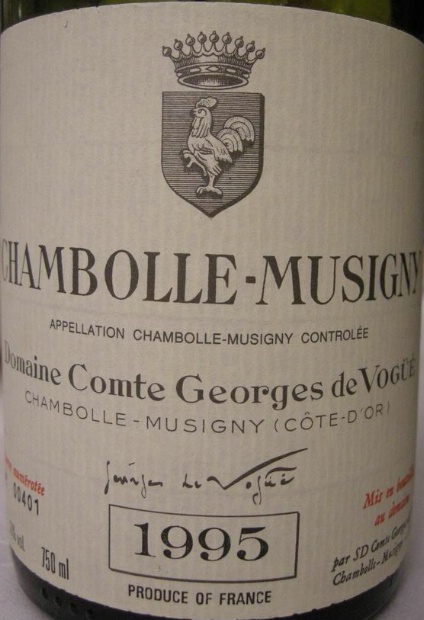 2000 Domaine Comte Georges de Vogüé Chambolle-Musigny