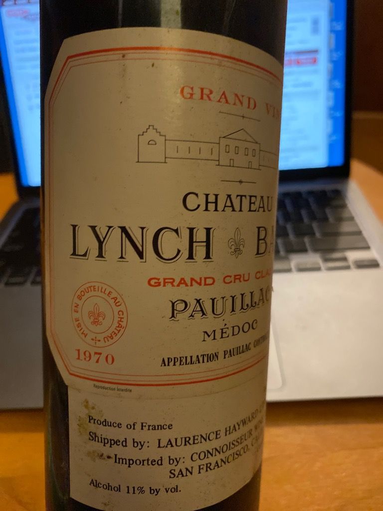 1970 Château Lynch-Bages - CellarTracker