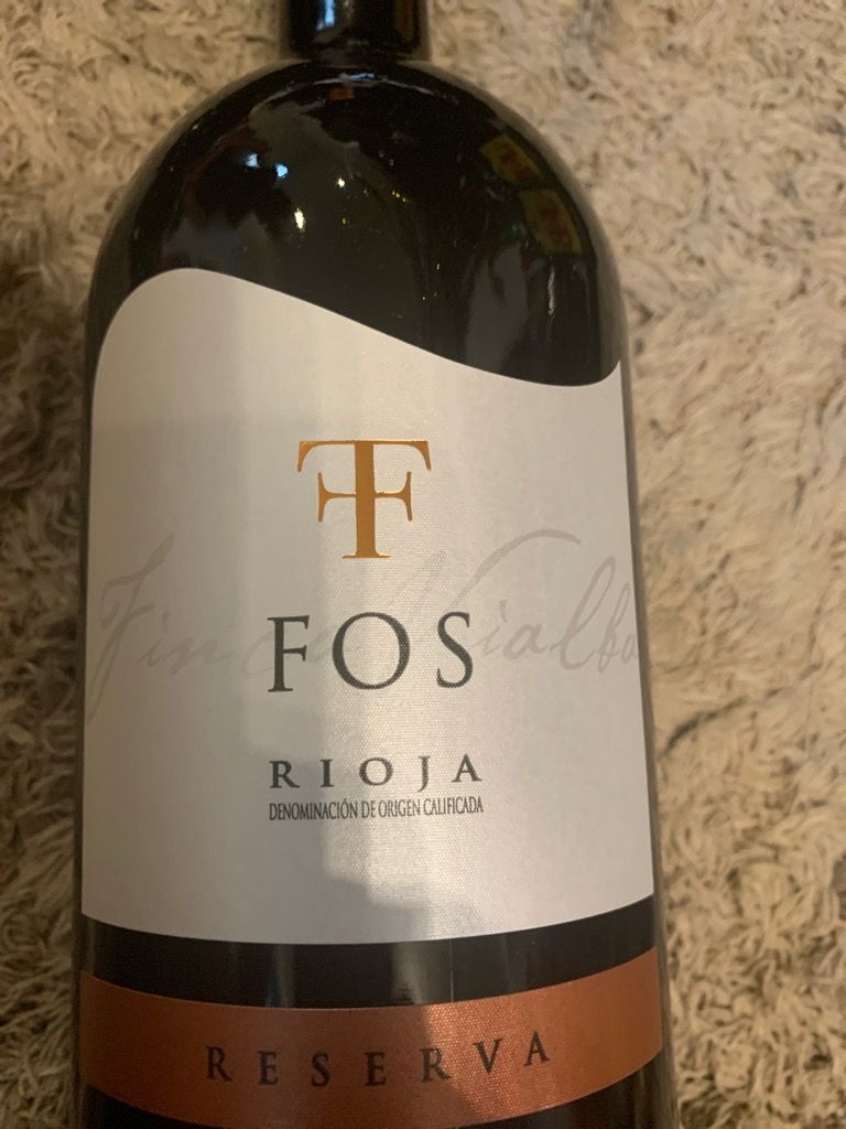 2010 Bodegas Fos Rioja Crianza, Spain, La Rioja, Rioja - CellarTracker