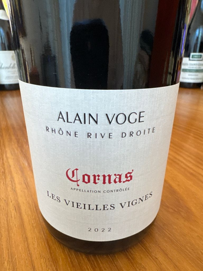 2018 Alain Voge Cornas Les Vieilles Vignes - CellarTracker