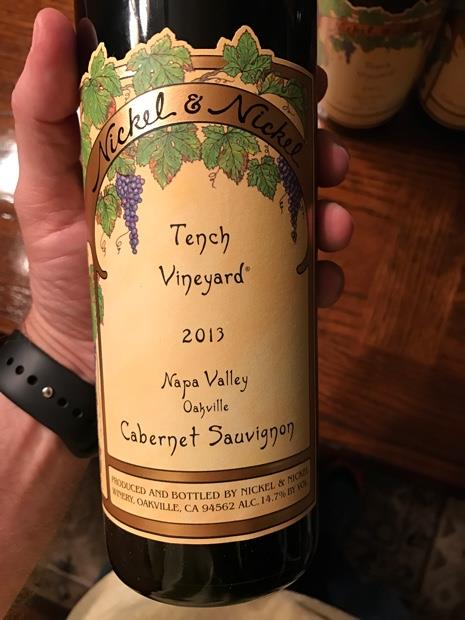 2013 Nickel & Nickel Cabernet Sauvignon Tench Vineyard, USA, California ...