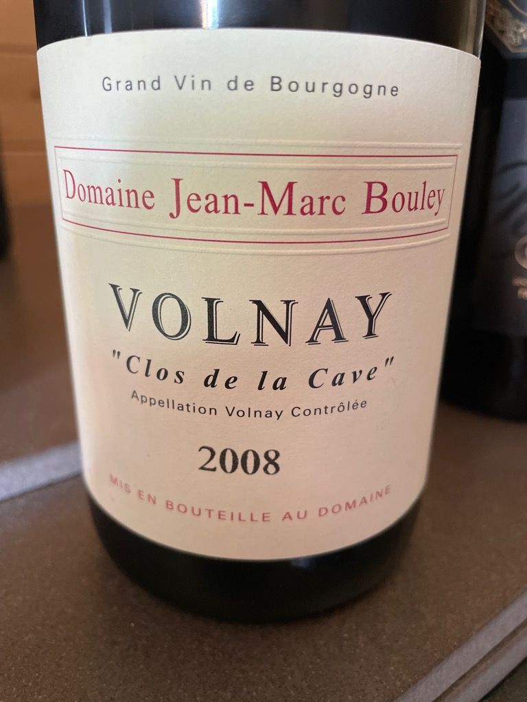 2006 Domaine Jean-Marc / Thomas Bouley Volnay Clos de la Cave, France ...