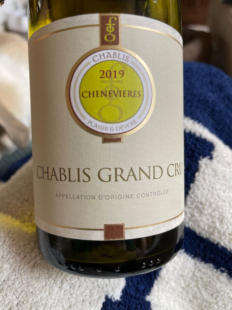 2020 Domaine des Chenevières Chablis Grand Cru, France, Burgundy