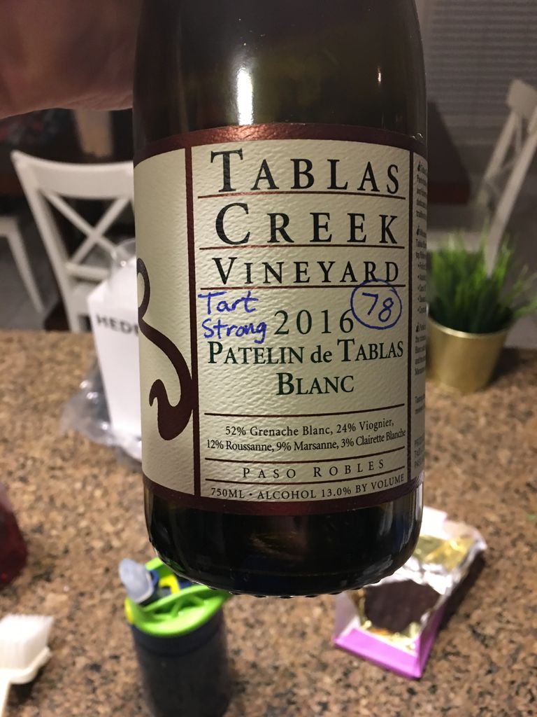 2016 Tablas Creek Patelin de Tablas Blanc, USA, California, Central