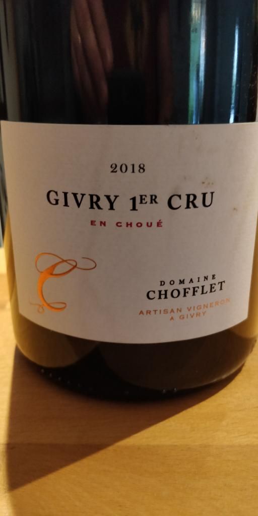 2001 Domaine Chofflet Givry 1er Cru En Choué, France, Burgundy, Côte ...