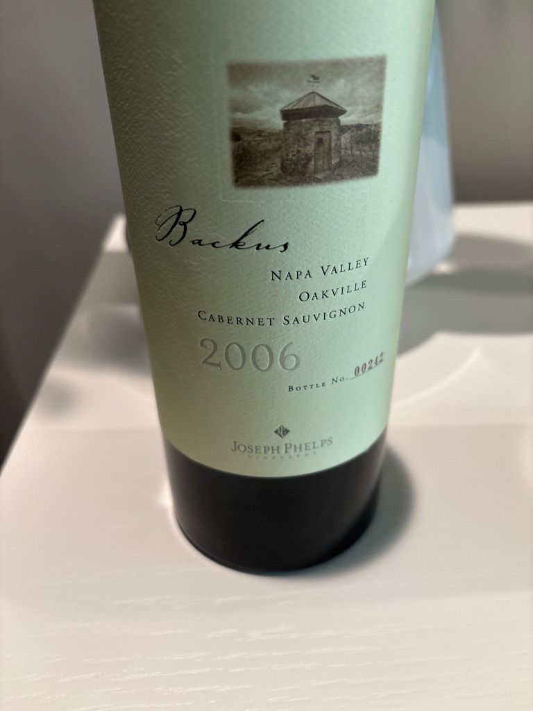 2008 Joseph Phelps Cabernet Sauvignon Backus Vineyard