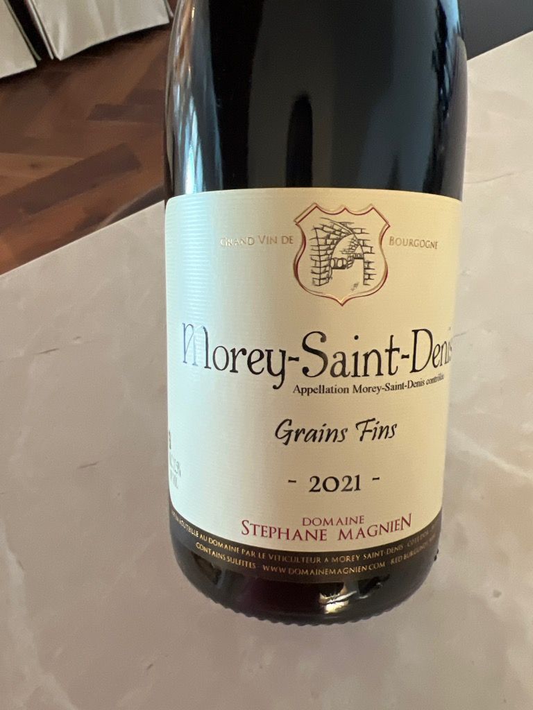 2021 Domaine Stephane Magnien Morey-Saint-Denis Grains Fins