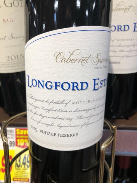 2014 Longford Estate Cabernet Sauvignon Vintage Reserve, USA ...