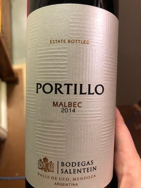 2014 Bodegas Salentein Malbec El Portillo, Argentina, Mendoza ...